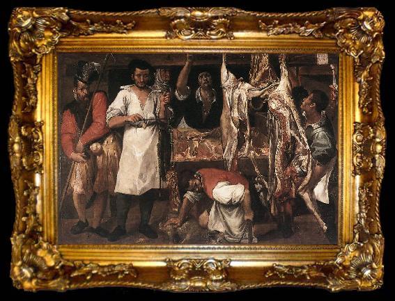 framed  CARRACCI, Annibale Butcher